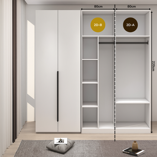 2 Door Wardrobe