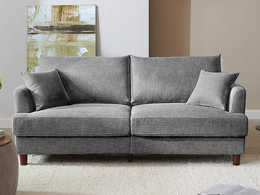 Olivo Grey modern design with wooden legs