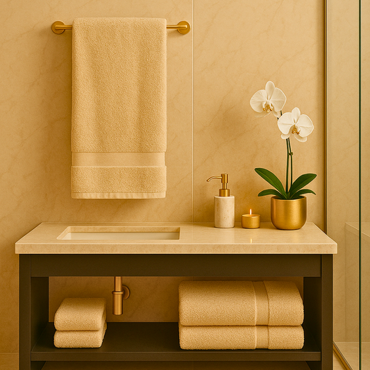 Caramel Luxe — Adult Towel (70×140 CM)