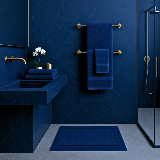 Navy Blue — Adult Towel (70×140 CM)