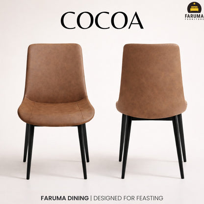 AURORA (Wood • White) - Raven/ Cocoa