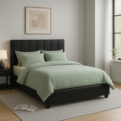 Queen (150 x 200) / PU Dark Grey