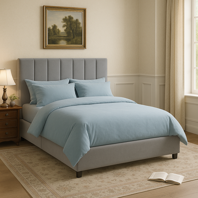 Queen (150 x 200) / Velvet Light Grey