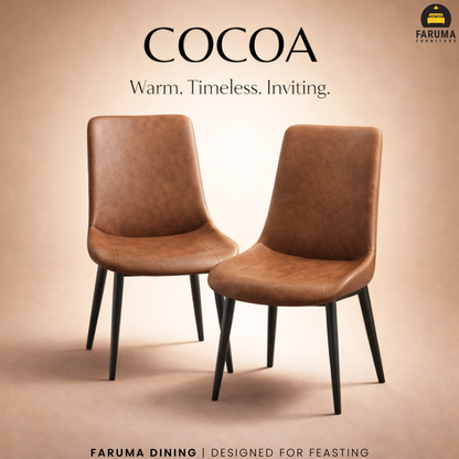 AURORA (Wood • White) - Raven/ Cocoa