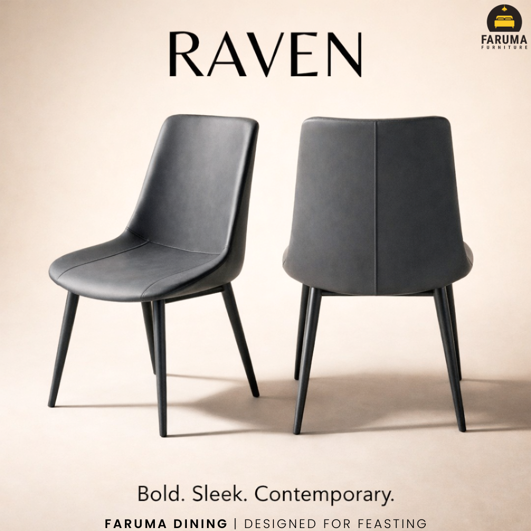 AURORA (Wood • White) - Raven/ Cocoa