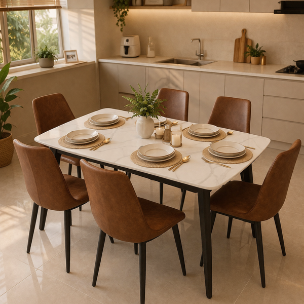 AURORA (Wood • White) - Raven/ Cocoa