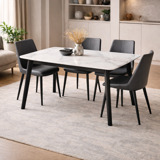 AURORA (Wood • White) - Raven/ Cocoa