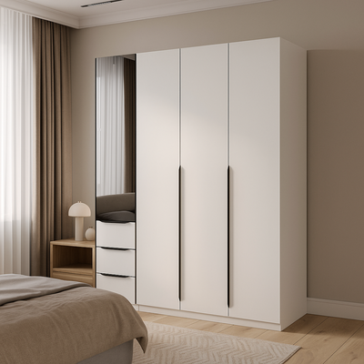 4 Door Mirror Wardrobe