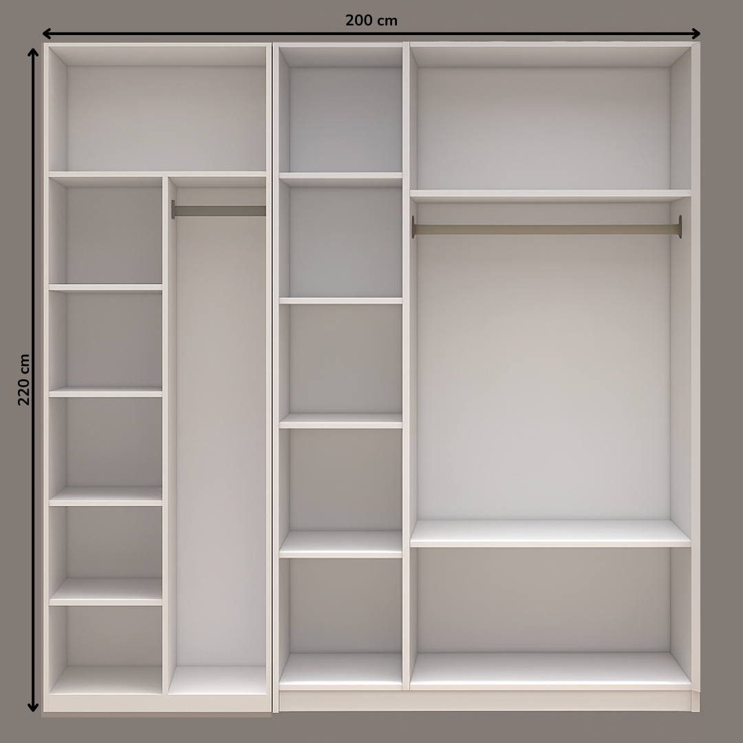 5 Door Wardrobe