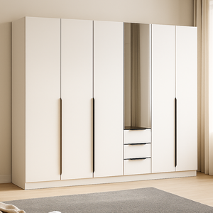 6 Door Mirror Wardrobe