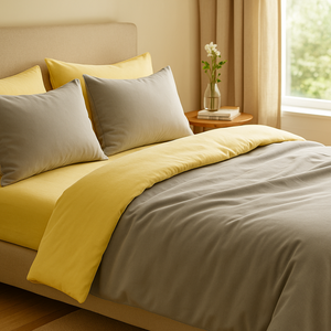 TENCEL™ Lyocell Urban Grey + Yellow