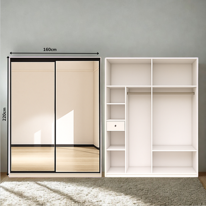 Sliding Door 1.6m Full Mirror