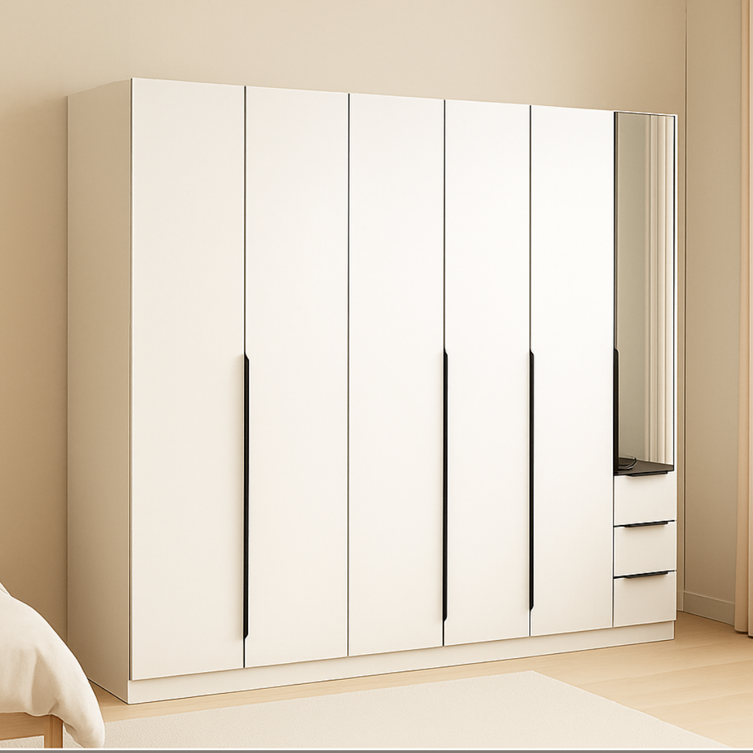 6 Door Mirror Wardrobe