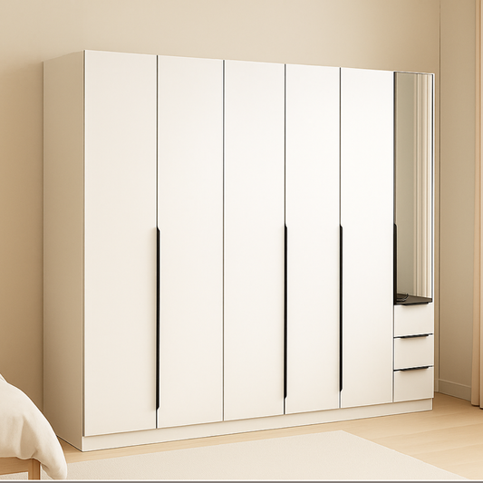 6 Door Mirror Wardrobe