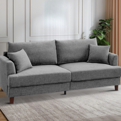 Olivo Grey Sofa modern 3-seater – Faruma Furniture Maldives