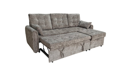 Rustico Grey Sofa Bed pullout mechanism converted to bed
