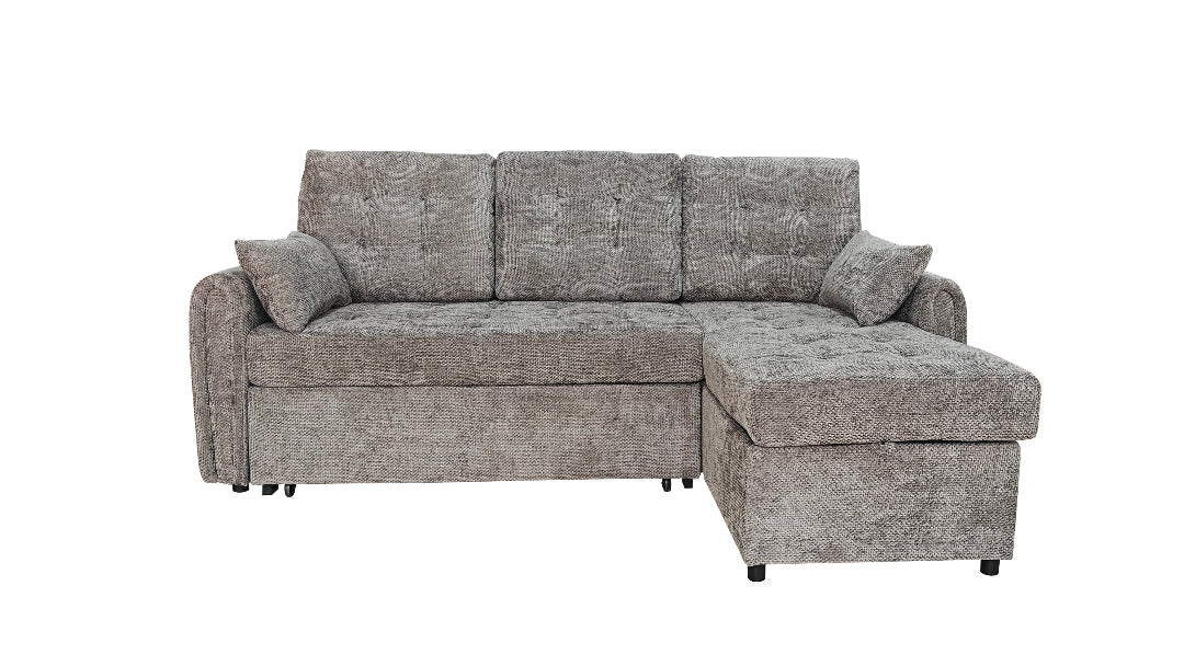 Rustico Grey Sofa Bed pullout mechanism converted to bed