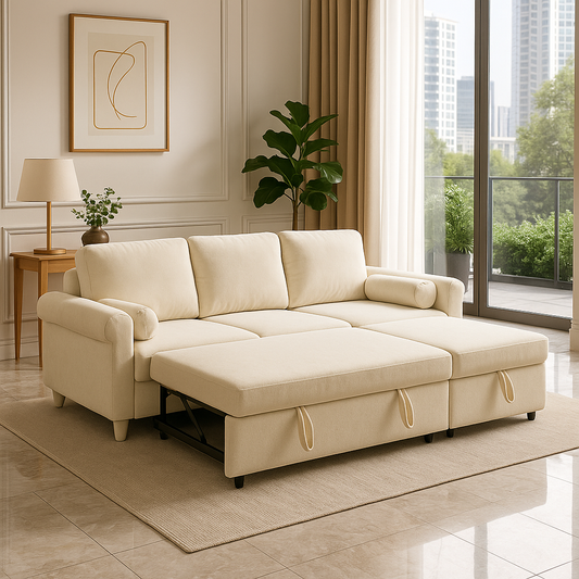 Sofa Bed - Minimo Cream