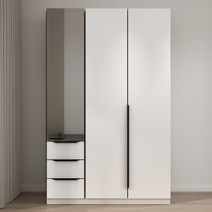 3 Door Mirror Wardrobe